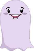 Cute purple horror flat icon design png