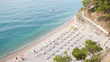 Beautiful beach in the reserve Gargano video