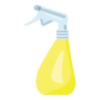 Spray cleaner icon cartoon vector. Wash bucket vector