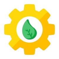 Trendy design icon of eco management vector