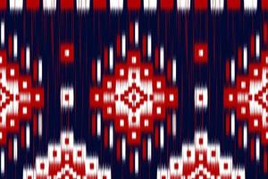 Beautiful ethnic tribal pattern art. Ethnic ikat seamless pattern. American and Mexican style. vector