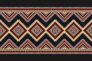 Carpet tribal pattern art. Geometric ethnic seamless pattern traditional. American, Mexican style. vector