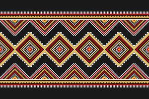 Carpet tribal pattern art. Geometric ethnic seamless pattern traditional. American, Mexican style. vector