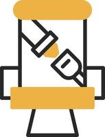 Seat Belt Vector Icon Design