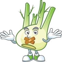 Fennel cartoon character vector