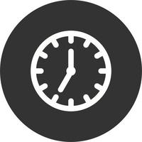 icono de vector de reloj de pared