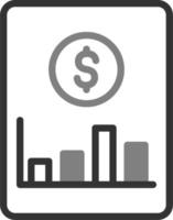 Fluctuation Vector Icon