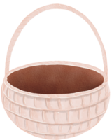 Basket pastel watercolor style png