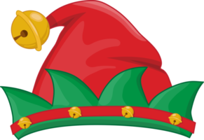 Natale cappello o elfo cappello nel nuovo anno vacanza cartone animato design png