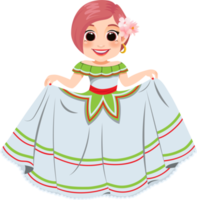 Cinco de Mayo - May 5, federal holiday in Mexico. Cinco de Mayo banner and poster design with mariachi dancers cartoon character png