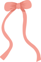 Pink ribbon watercolor design png