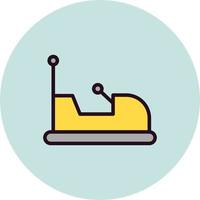 Bumper Car Vector Icon