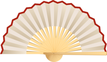 Chinese paper folding fan flat icon design png