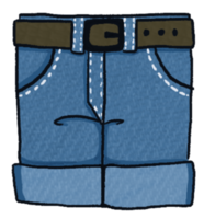 azul pantalones corto pantalón dibujos animados mascota png