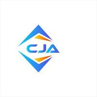 CJA abstract technology logo design on white background. CJA creative initials letter logo concept. vector