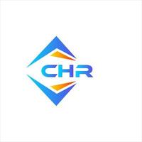 CHR abstract technology logo design on white background. CHR creative initials letter logo concept. vector