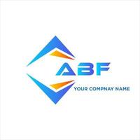 ABF abstract technology logo design on white background. ABF creative initials letter logo concept. vector