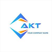 AKT abstract technology logo design on white background. AKT creative initials letter logo concept. vector