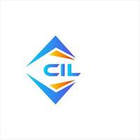 CIL abstract technology logo design on white background. CIL creative initials letter logo concept. vector