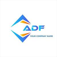 ADF abstract technology logo design on white background. ADF creative initials letter logo concept. vector