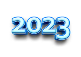 2023 3d Bosquejo azul hielo png