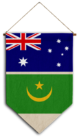 bandera país colgando tela Australia png