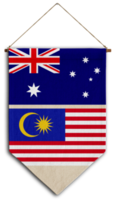 bandera país colgando tela Australia png