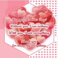 valetines day love romance post social share hearts quote png