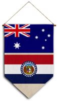 bandera país colgando tela Australia png