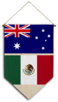 bandera país colgando tela Australia png