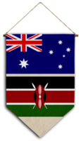 bandera país colgando tela Australia png