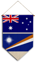 bandera país colgando tela Australia png
