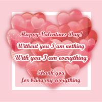 valetines day love romance post social share hearts quote png