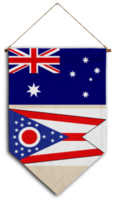 drapeau pays pendaison en tissu Australie png