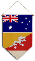 bandera país colgando tela Australia png