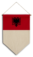 Flagge Land hängend Stoff Albanien png