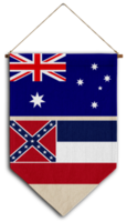 bandera país colgando tela Australia png