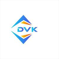 WebDVK abstract technology logo design on white background. DVK creative initials letter logo concept. vector