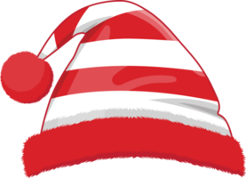 jul hatt eller santa hatt i ny år Semester tecknad serie design png
