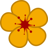 Chinesisch Blume Karikatur Design png