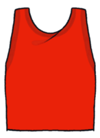 red tank top cartoon mascot png