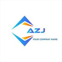 AZJ abstract technology logo design on white background. AZJ creative initials letter logo concept. vector