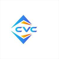 CVC abstract technology logo design on white background. CVC creative initials letter logo concept. vector
