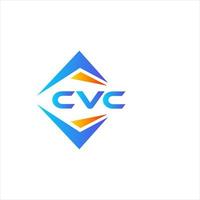 CVC abstract technology logo design on white background. CVC creative initials letter logo concept. vector