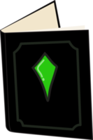 Magic training book flat icon design png