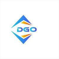 dgo resumen tecnología logo diseño en blanco antecedentes. dgo creativo iniciales letra logo concepto. vector