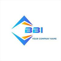 BBI abstract technology logo design on white background. BBI creative initials letter logo concept. vector