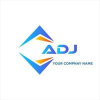 ADJ abstract technology logo design on white background. ADJ creative initials letter logo concept. vector