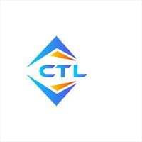 CTL abstract technology logo design on white background. CTL creative initials letter logo concept. vector