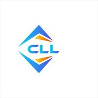 CLL abstract technology logo design on white background. CLL creative initials letter logo concept. vector